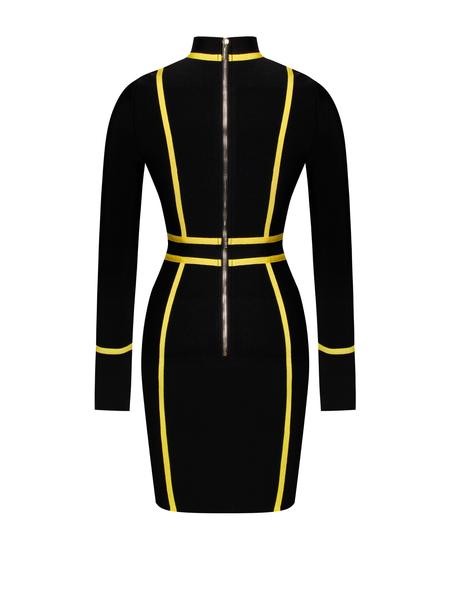 LEONA OUTLINE BANDAGE DRESS – Arelia's Dream