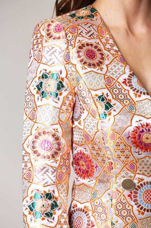 EMBROIDERY BLAZER DRESS EMBROIDERY BLAZER DRESS
