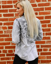Load image into Gallery viewer, ACID WASH BUTTON DOWN DENIM SHIRT