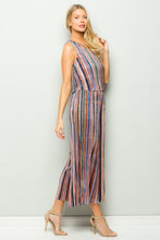 Load image into Gallery viewer, MULTI STRIPE JUMPSUIT