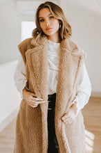 Load image into Gallery viewer, TEDDY BEAR SHEARLING LONG VEST