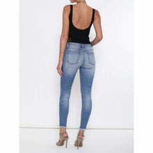 Load image into Gallery viewer, SHARON DISTRESSED ANKLE SKINNY JEANS