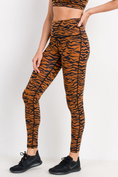 HIGHWAIST TIGER PRINT LEGGINGS