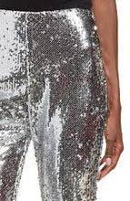 Load image into Gallery viewer, ENDLESS ROSE SEQUIN FLARE PANTS