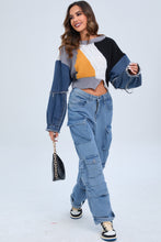 Load image into Gallery viewer, AMELIA KNITTED DENIM SWEATER