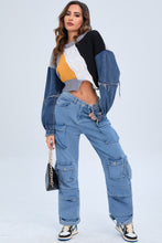 Load image into Gallery viewer, AMELIA KNITTED DENIM SWEATER