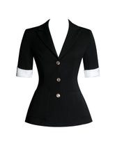Load image into Gallery viewer, ALEENA SHORT SLEEVE BUSINESS CASUAL BLAZER