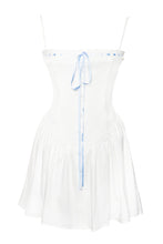 Load image into Gallery viewer, MALIA DROP WAIST CORSET LACE UP BACK MINI DRESS
