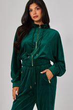 Load image into Gallery viewer, THE SCARLET VELOUR JOGGER SET