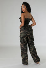 Load image into Gallery viewer, CAMO CARGO UTILITY JUMPSUIT