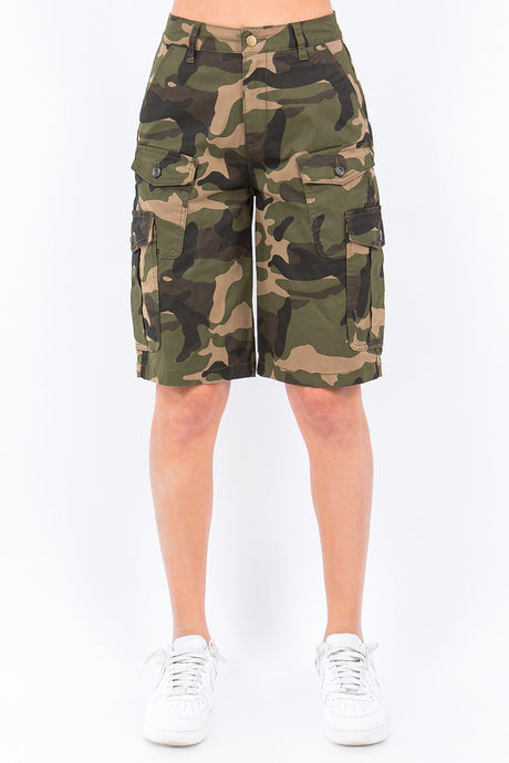 CARGO CAMO SHORTS