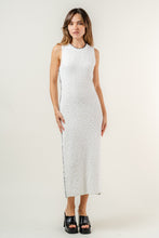 Load image into Gallery viewer, DAPHNE IVORY BOUCLE KNIT MAXI DRESS