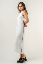 Load image into Gallery viewer, DAPHNE IVORY BOUCLE KNIT MAXI DRESS