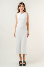 Load image into Gallery viewer, DAPHNE IVORY BOUCLE KNIT MAXI DRESS