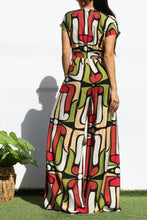 Load image into Gallery viewer, MELANIE LOOSE FIT BUTTON DOWN JUMPSUIT