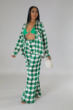 Load image into Gallery viewer, PATTERNED WIDE LEG PANTS SET