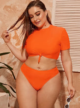 Load image into Gallery viewer, “ORANGE YOU READY TOO” 2 PC SWIMSUIT