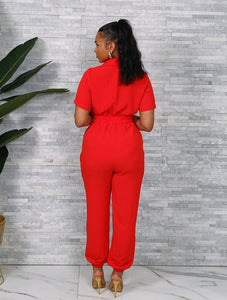 AIRFLOW FRONT ZIP JUMPSUIT