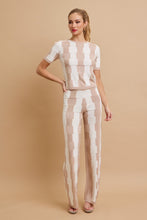 Load image into Gallery viewer, STELLA PATTERN KNIT PANT SET