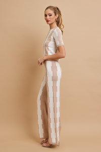 STELLA PATTERN KNIT PANT SET