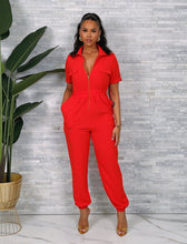 Load image into Gallery viewer, AIRFLOW FRONT ZIP JUMPSUIT