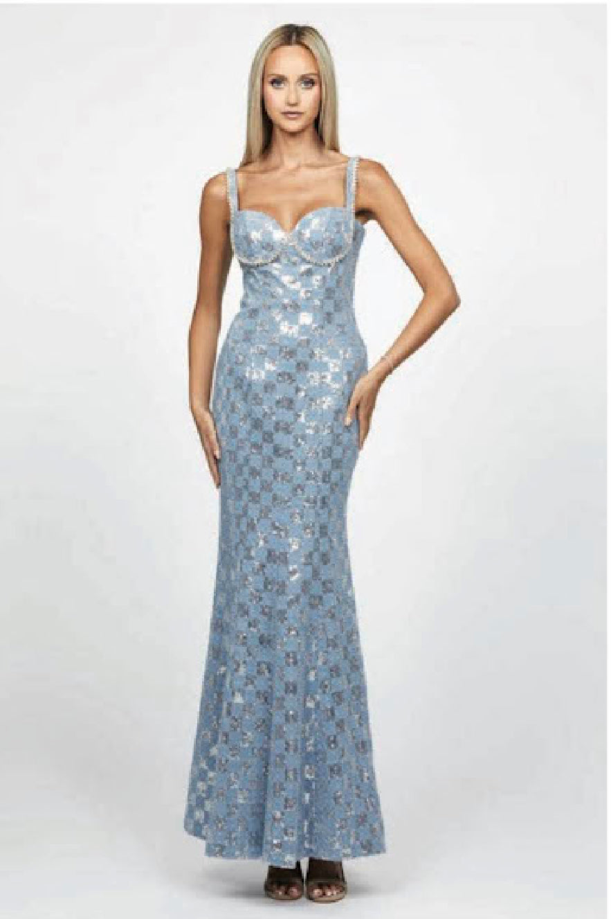 RHYANNE DIAMANTE MAXI DRESS – Arelia's Dream