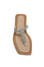 Load image into Gallery viewer, IVELLA SILVER FLAT SANDAL