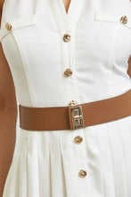 Load image into Gallery viewer, RIVIERA HALTER VESTED PLEATED MAXI DRESS