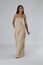 Load image into Gallery viewer, STRAP SHOULDER CARGO JUMPSUIT