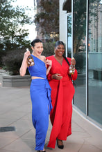 Load image into Gallery viewer, &quot;LOON A SEA&quot; CAPTAIN’S DINNER MAXI DRESS