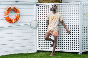 “PSYCHO” SWIM TRUNKS