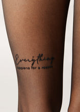 Load image into Gallery viewer, POSITIVE VIBES SHEER TIGHTS