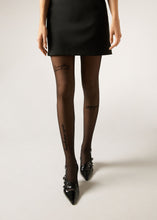 Load image into Gallery viewer, POSITIVE VIBES SHEER TIGHTS
