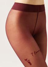Load image into Gallery viewer, SHEER I LOVE YOU TIGHTS