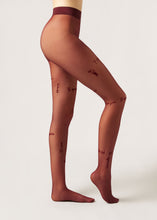Load image into Gallery viewer, SHEER I LOVE YOU TIGHTS