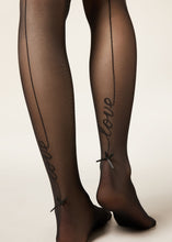 Load image into Gallery viewer, SHEER STRIPED LOVE TIGHTS