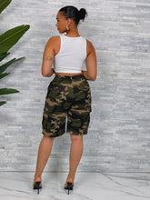 Load image into Gallery viewer, CARGO CAMO SHORTS