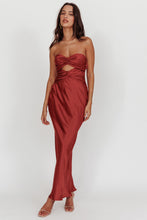 Load image into Gallery viewer, GOOD IMPRESSION TWIST CUTOUT MAXI DRESS