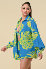 Load image into Gallery viewer, SUMMER TROPIC PALM 3PC SHORT SET