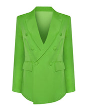 Load image into Gallery viewer, GREEN DOUBLE BREASTED BLAZER