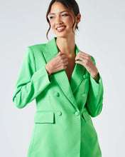 Load image into Gallery viewer, GREEN DOUBLE BREASTED BLAZER