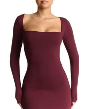 Load image into Gallery viewer, NW SQUARE NECK SCULPT MAXI DRESS