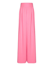 Load image into Gallery viewer, IZZY WIDE LEG TROUSER WITH GATHERED WAISTBAND IN PINK