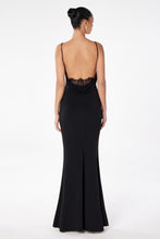 Load image into Gallery viewer, COWL NECK OPEN BACK LONG DRESS