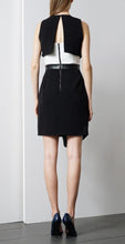 Load image into Gallery viewer, ADELYN RAE TWOFER DRESS WITH FAUX LEATHER CONTRAST