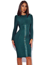 Load image into Gallery viewer, FOREST BANDAGE DRESS