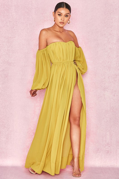 COSIMA CHIFFON MAXI DRESS