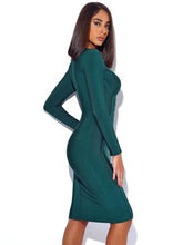 Load image into Gallery viewer, FOREST BANDAGE DRESS