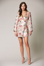 Load image into Gallery viewer, EMBROIDERY BLAZER DRESS
