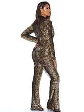 Load image into Gallery viewer, WILD THING LEOPARD SEQUIN BLAZER JACKET